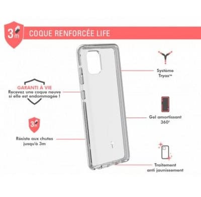 Force Case, Hoesje geschikt voor Samsung Galaxy Note 10 Lite - LIFE Versterkt, Transparant