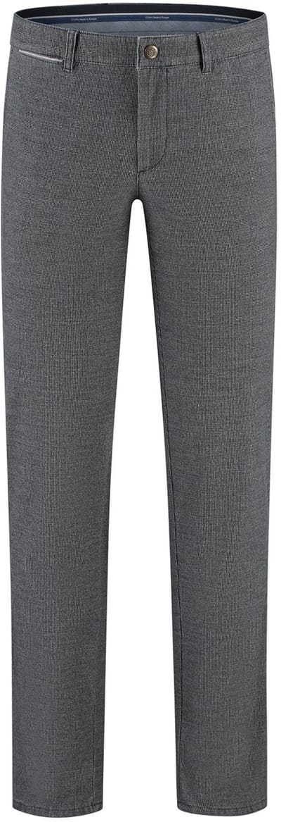 Com4 - Broek Anthraciet Com4 Modern Chino Collection Pantalons Anthraciet 21282109