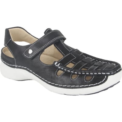 Wolky Dames Comfortschoenen 07204 Rolling Sun Zwart