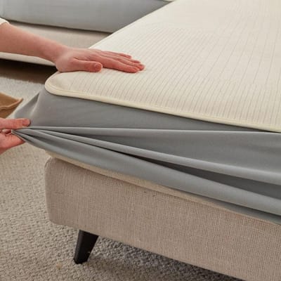 Elastische Dikke Chenille Bankzittinghoes Effen Antislip Bankkussenhoezen Kussen Bankhoes Volledige Dekking Huisdieren Seat cover-70x70cm