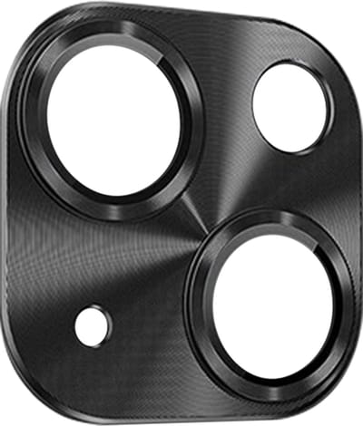 ENKAY, Beschermfolie voor achtercamera Geschikt voor iPhone 15 / iPhone 15 Plus Gehard glas 9H, Zwart