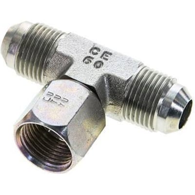 JIC T-Stuk Aansluiting UNF 3/4''-16 Mannelijk X Vrouwelijk Staal 350bar (4917.5psi)