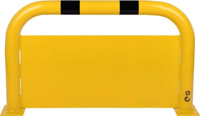 Beschermbeugel met onderrijbeveiliging - Geel/Zwart - 1045 mm (B) x 605 mm (H) - Gepoedercoat (voor binnengebruik)