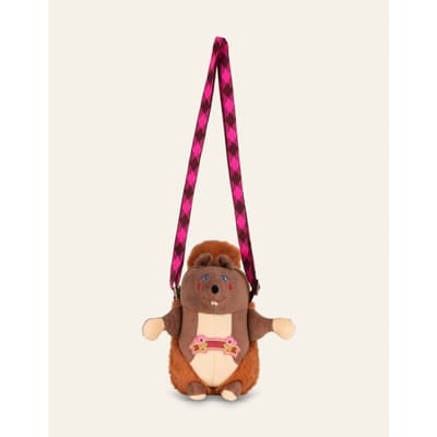 Oilily Squirrel Schoudertas- maatOne size Leather Brown