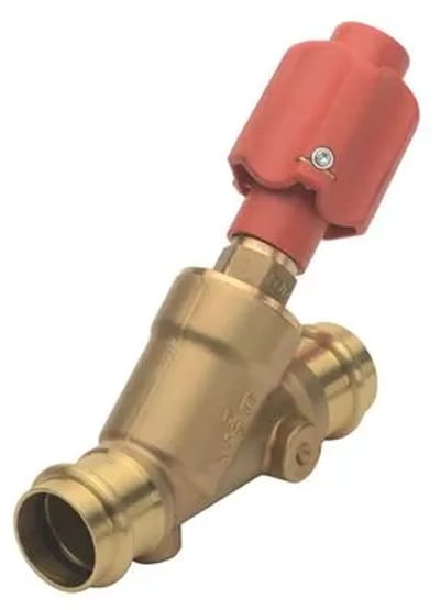 Seppelfricke SPS® Rechte doorlaat kraan met aangevormde persaansluiting voor M- of V- contour, niet-stijgend, zonder aftap, d28 (DN25), messing Typ 4621.10, tw0022227