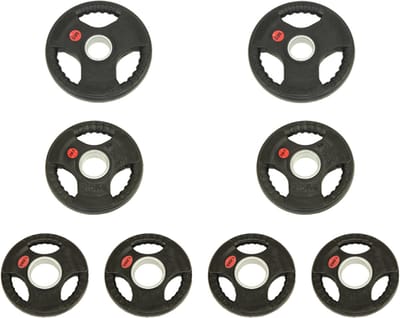 MDsport - Olympische halterschijven - Bumperplate - Voordeelset 20KG