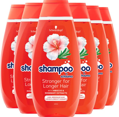 Schwarzkopf Shampoo Long Hair - Haarverzorging - Voordeelverpakking - 5 x 400 ml
