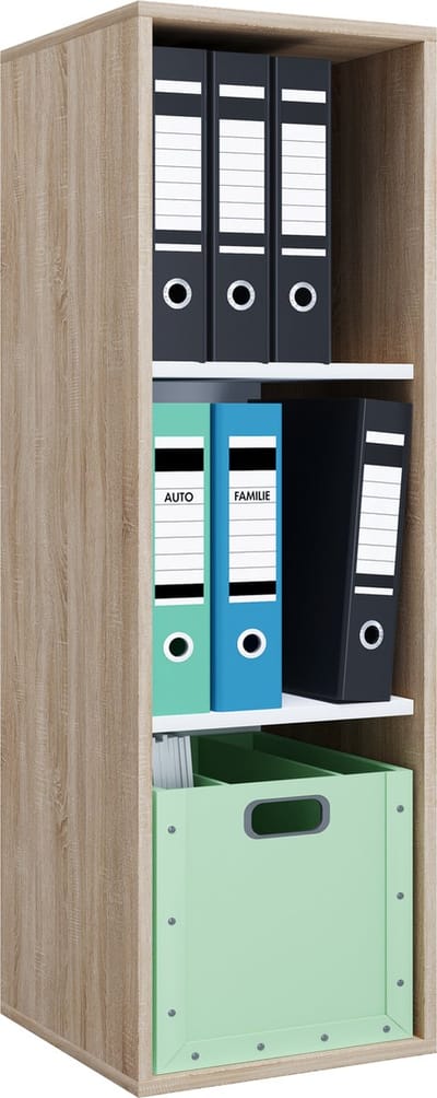 Houten kantoorstandaard boekenkast archiefkast boekenkast Lona l 3f