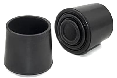 Antislip Stoelpoot Beschermers - Zwarte Rond 32mm - 4 Stuks