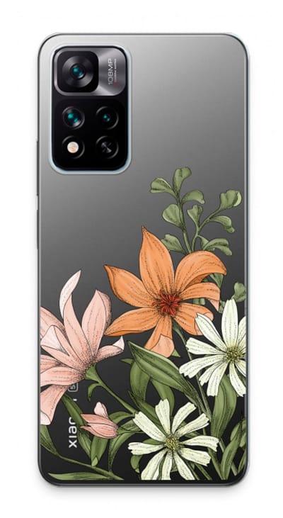 Case Company® - Hoesje geschikt voor Xiaomi 11i hoesje - Floral bouquet - Soft Cover Telefoonhoesje - Bescherming aan alle Kanten en Schermrand