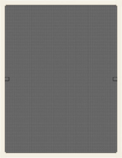 Livn voorzethor raam Basic 80x100cm wit - Zonder schroeven te monteren - Eenvoudig weg te halen - Hoogte en breedte onbeperkt inkortbaar