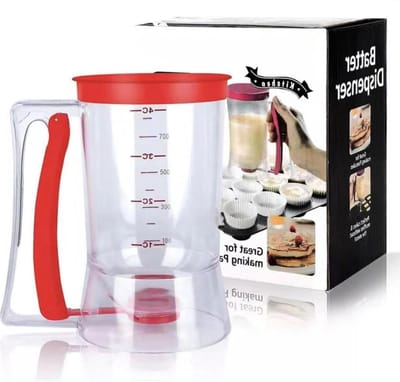 Cupcake Pancakes Batter Dispenser - Batter Separator Cupcakes Pancakes | Good Grips Precision Batter Dispenser | Bakeware Maker With Measure Label | Have Kitchen Tools for Perfect