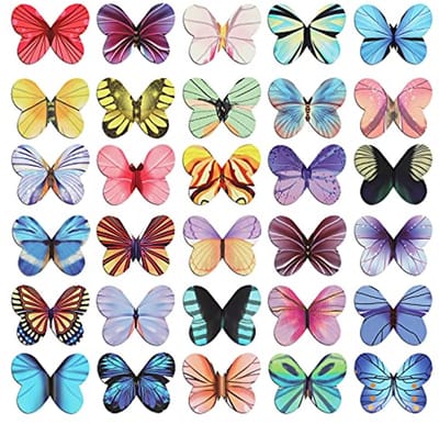 30 Stuks Vlindervorm Magnetische Bladwijzers - Pagina Markers Set voor Studenten en Kantoor