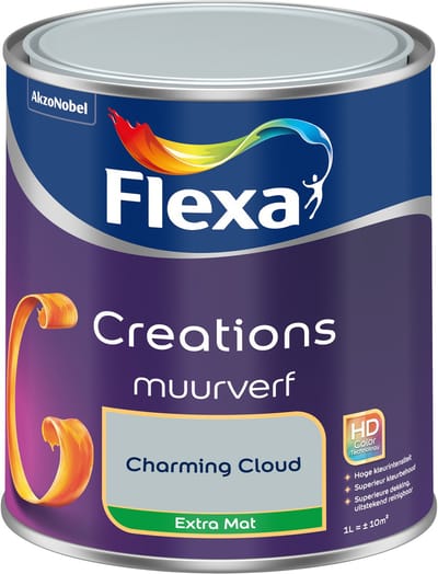 Flexa - Creations Muurverf Extra Mat - Charming Cloud - 1 L