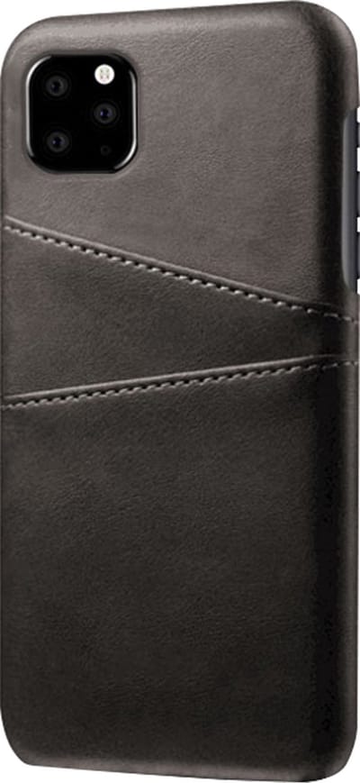 Peachy Duo Cardslot Wallet Portemonnee geschikt voor iPhone 11 Pro Max hoesje - Zwart Bescherming
