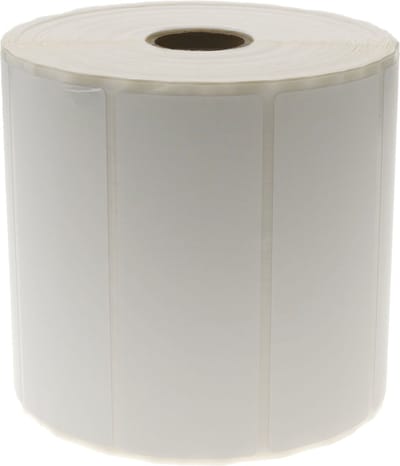 BeMatik - Rol van 1600 zelfklevende etiketten voor thermische transfer-printer 101.6x38.1mm