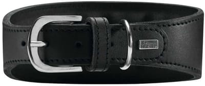 Hunter Windhonden Halsband Super Soft Zwart Maat S-M