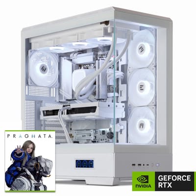 Sedatech Advanced Gaming PC Waterkoeling XL White Edition • AMD Ryzen 7 9800X3D 8x 4.7GHz • Geforce RTX5080 • 32Gb DDR5 • 2Tb SSD M.2 • WiFi • Bluetooth, USB C 4.0 • Windows 11 • Desktop computer