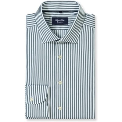OLYMP Signature Overhemd, Tailored Fit, Signature Kent, Groen