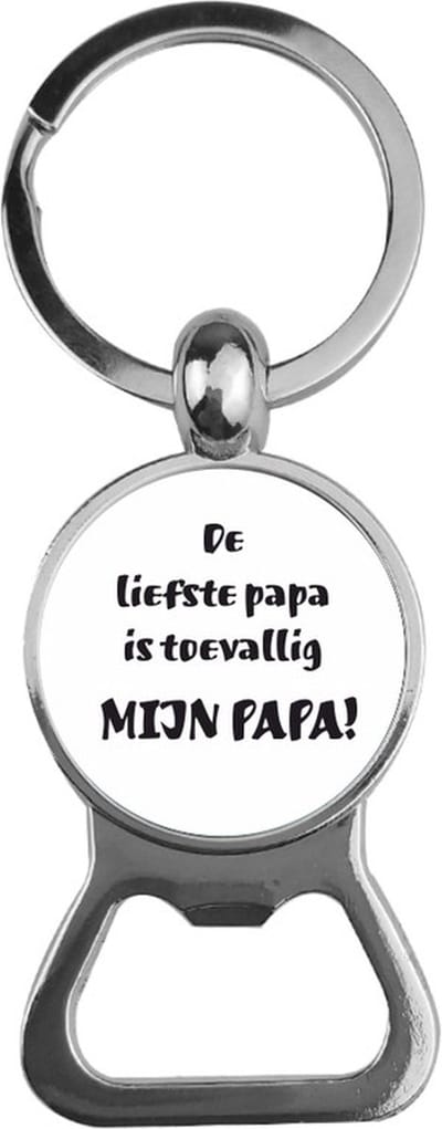 Bieropener Glas -  De Liefste Papa