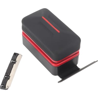 Aquarium Sterke Magnetische Reiniger Borstel Ergonomisch Aquariumglas Algen Magneet Reinigingsgereedschap met M, Suitable for 6mm/0.2in Glass gray