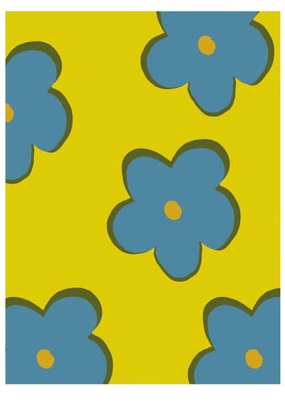 HappyBook - Notitieboek - Notebook - Flowers - Geel - Bloem - Vrolijk - Gelijnd - Gelinieerd - Lijntjes - Werk - Studie - Dagboek - School - Softcover - Elastiek - Boekenlegger - Relatiegeschenk - Schrijven in je notitieboek - Doelen Behalen - Plan