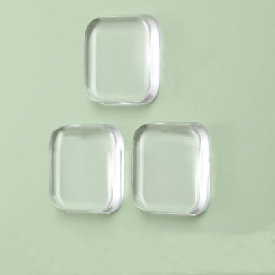 Butées de porte en silicone - Protection murale transparente pour poignée de porte, réfrigérateur et meubles - Coussin en caoutchouc auto-adhésif