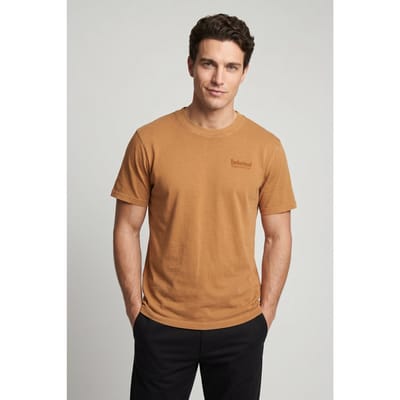 Timberland Rugged Active Gear Back Graphic Tee Brown Taglia: L | Magliette basic Outlet | Uomo | Marrone