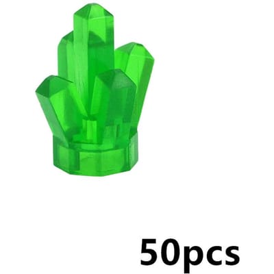 50 stuks 30385 Kristalsteen Geschilderde Edelsteen Moc Edelsteenerts Bouwsteen Deeltjes Model Accessoires Compatibel Baksteen Leduo Speelgoed