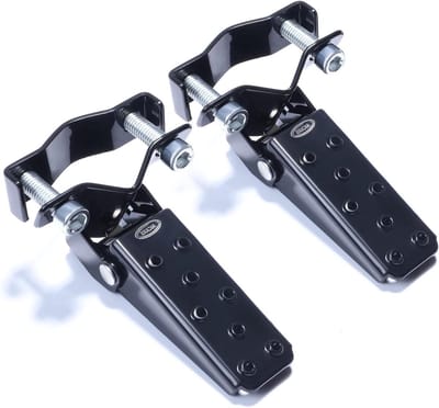 Motorfiets Voetsteunen - Fiets Pedaal Vouwbaar - Comfortabel Rijden - 90 Graden Opvouwbaar - 7 x 2.8 cm - Zwart