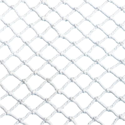 Veiligheidsnet Nylon - Beschermnet Balkon - Kinderen Huisdieren Beschermen - Handgeweven Stevige Knoop - 1 x 6m - Wit