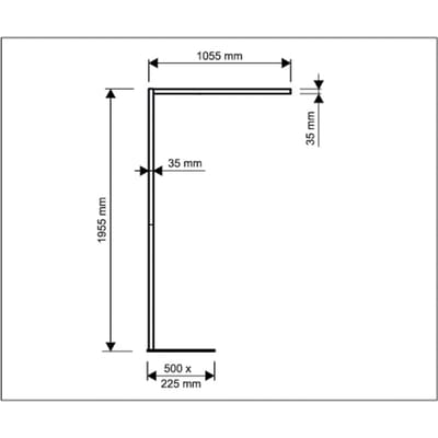 LED-vloerlamp MAULsirius kleurvariosensor, direct/indirect licht, traploos dimbaar, 80 W, 8750 lm, 3000-5500 K, aluminium en staal, zwart