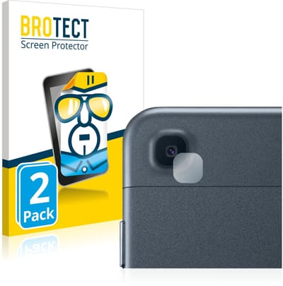 BROTECT - Screenprotector voor Samsung Galaxy Tab A 10.1 2019 (ALLEEN Camera Lens) - Folie Beschermfolie transparant 2 Stuks