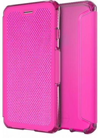 Itskins, Hoesje geschikt voor iPhone SE 2020 / 8 / 7 / 6S / 6 - Spectra Series Versterkt Folio, Roze