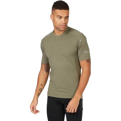 T-shirt met rits Rab Cindercrino