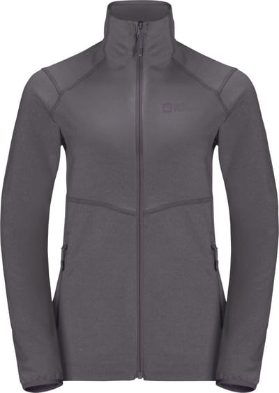 Jack Wolfskin Fortberg FZ Women - Outdoorvest - Dames - Grijs - Maat S