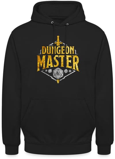 Dungeons And Dragons Dungeon Master Zilver En Goud Hoodie Unisex