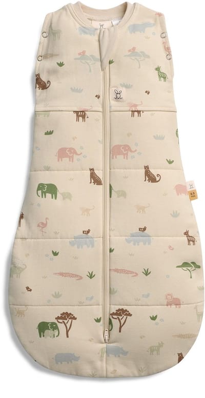 ergoPouch Cocoon inbaker slaapzak - 2,5 Tog - Slaapzak baby - Inbakerslaapzak - Slaapzak 60 cm - Savannah