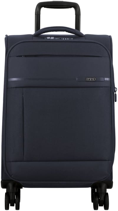 Jump Monthélys 4 wielen Cabinewagen 55 cm met uitbreidingsplooi - Zachte bagage - Combinatieslot - dark blue