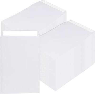 Zelfsluitende enveloppen C5/A5-formaat, 178 x 254 mm, wit, 400 stuks, 80 g/m² voor veilig verzenden