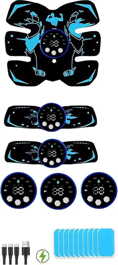 White-Label® Buikspiertrainers Elektrisch - Hometrainer Afvallen - Fitness