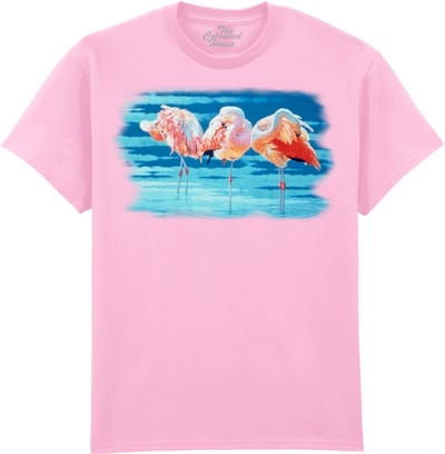 Flamingo Early Summer Breeze The Coloured House T-shirt M