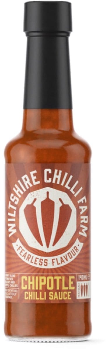 Chipotle Chilli Sauce (Heat Level 5) 140mm - ChilisausBelgium - Wiltshire Chilli Farm