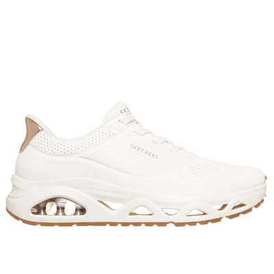 Skechers Uno Glide Step Glide On Air Sneakers - Dames - Wit
