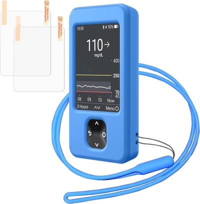 Beschermhoes voor Dexcom G7 Ontvanger met Nekkoord en Screenprotector | Duurzame Diabetes Accessoires