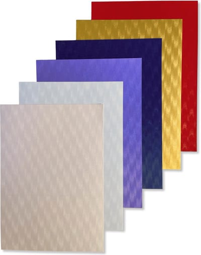 30 vel metallic gekleurd papier - A4 formaat - 21x29,7cm - Cardstock - 250 grams - metallic karton