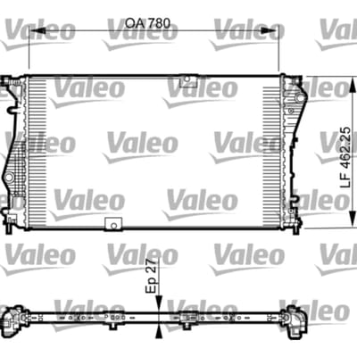 Radiator, motorkoeling VALEO 735599