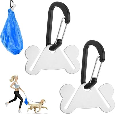 Handvrije hondenpoepzakhouder - Set van 2, praktische accessoires voor honden, ideaal voor lijndispenser en buitengebruik