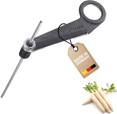 Westmark spiraalsnijder Radimax Black Edition – Praktische radijssnijder van aluminium voor courgettes, komkommers en groenten – antraciet
