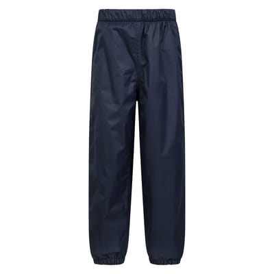 Mountain Warehouse Waterdichte kinder/kinder fleece gevoerde broek (Marine)